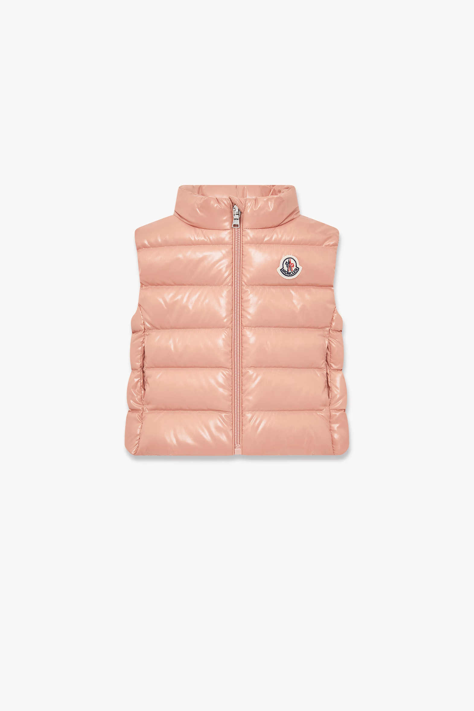 Ghany Down Vest Girl Rose Pink Moncler 0